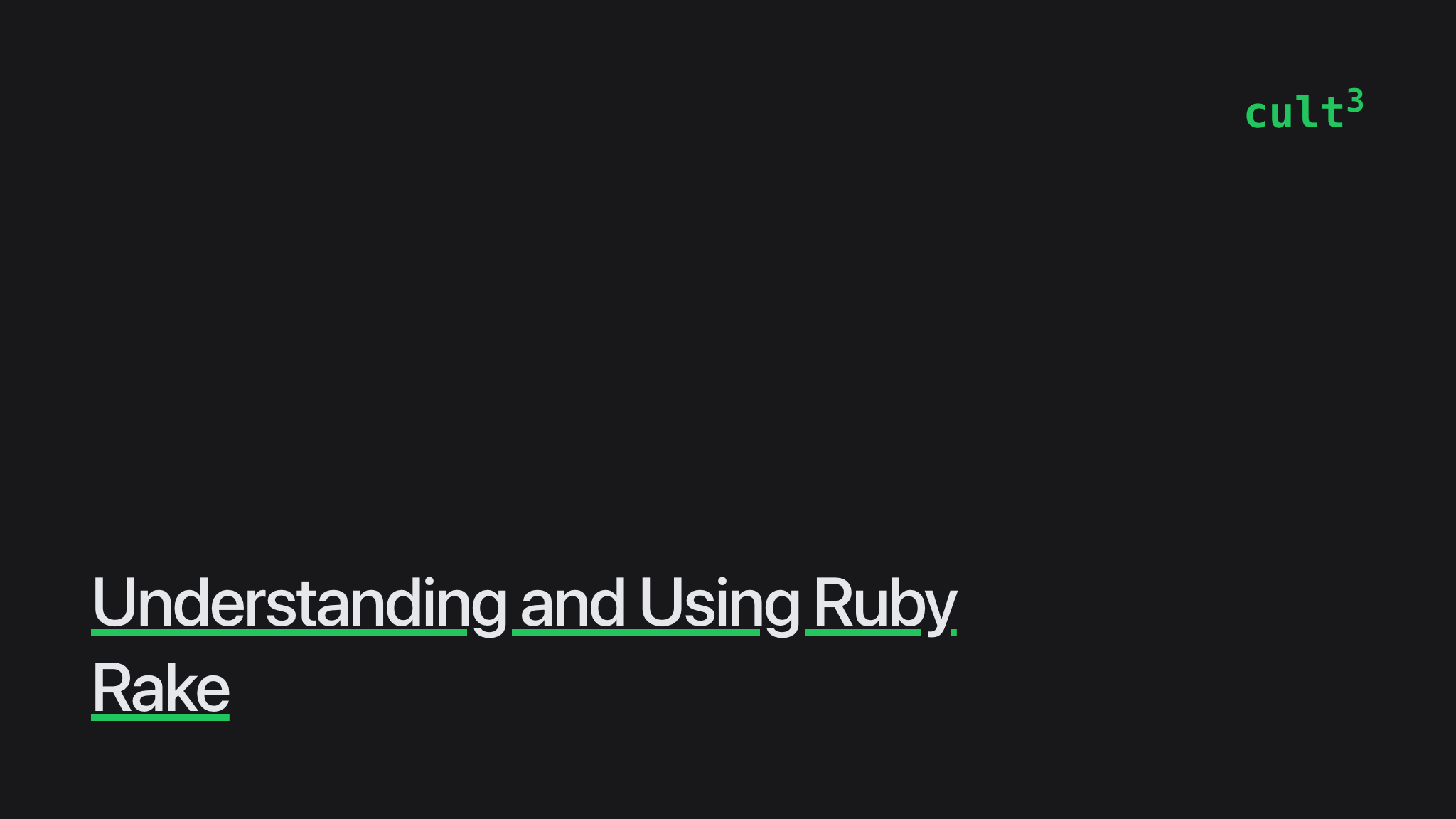 What is Rake in Ruby & How to Use it - RubyGuides