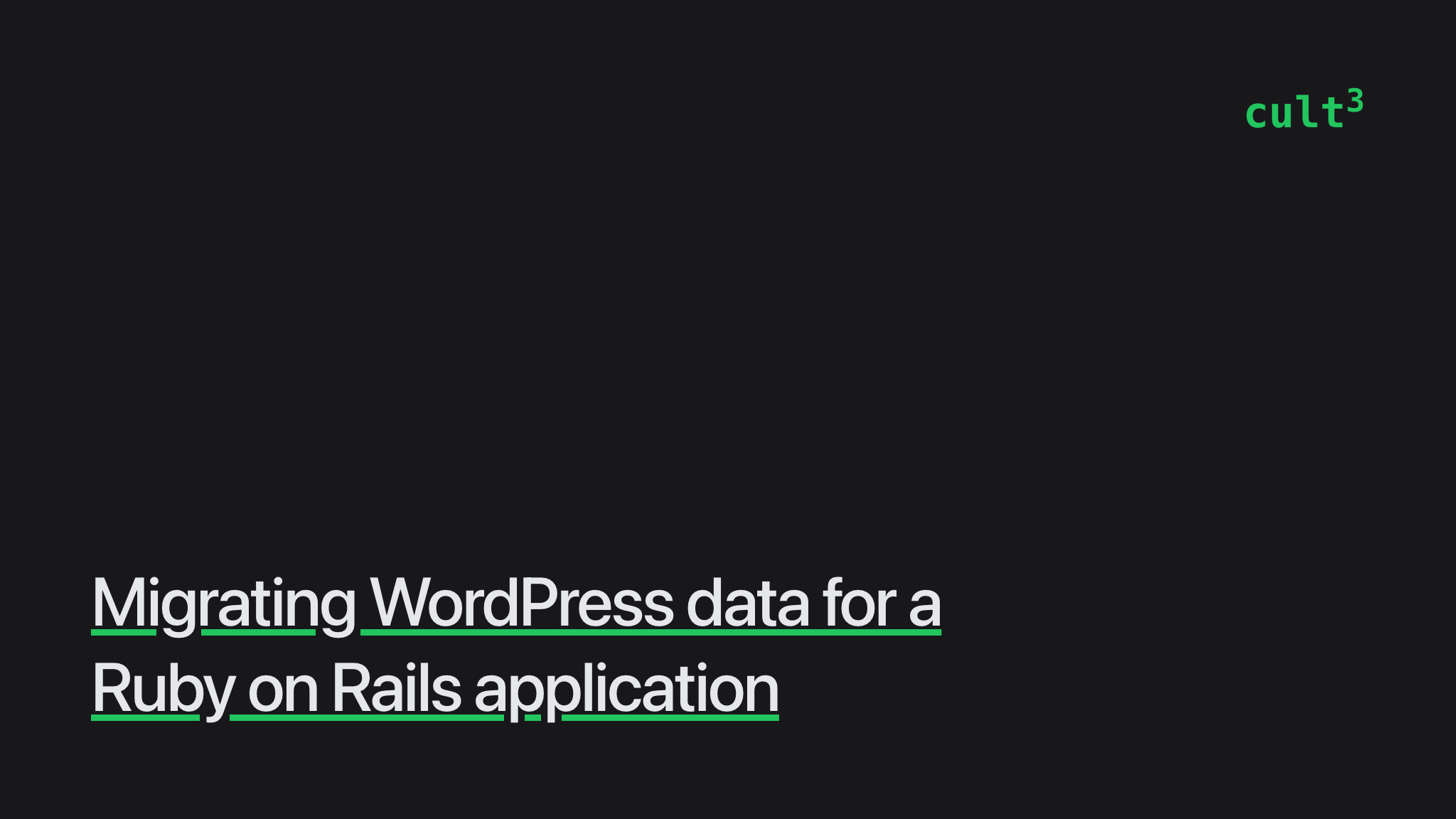 What is WordPress And Ruby on Rails 